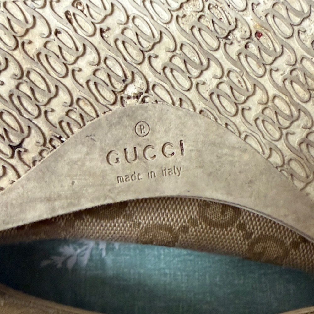 Gucci GG Monogram Canvas Ballet Flats - Pink/Tan - size 39 8-9 - Picture 7 of 15